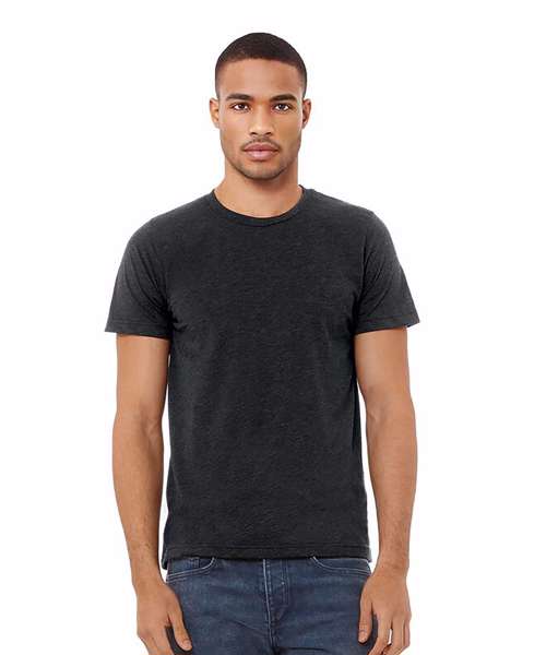 Unisex triblend crew neck t-shirt