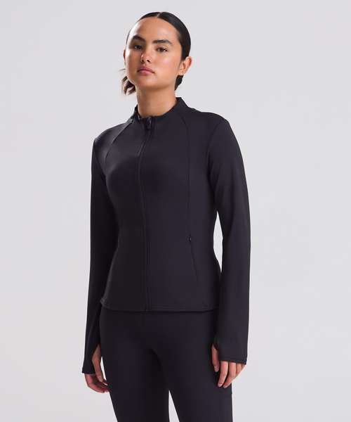 Women’s recycled tech-zip jacket