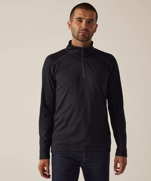 Core stretch half-zip mid-layer