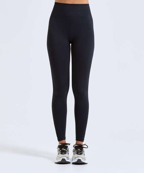 Women's TriDri® seamless '3D fit' multi-sport sculpt solid colour leggings